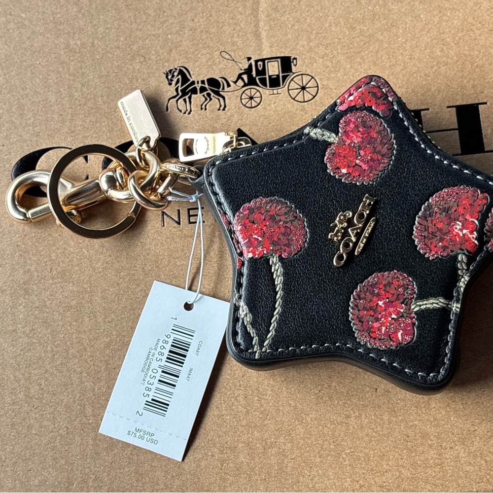 Coach Cherry Charm Star shape - Picture 7 of 7